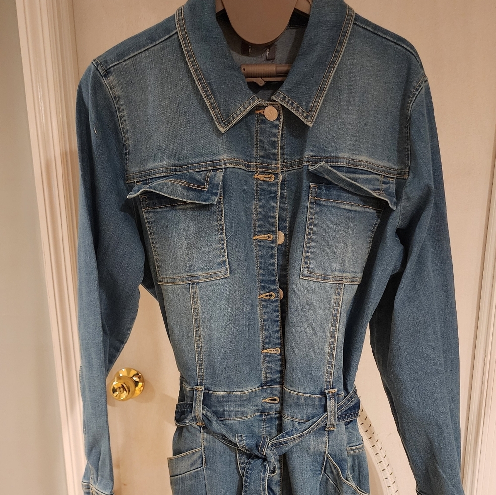 Classic Blue Women's Denim Jumper